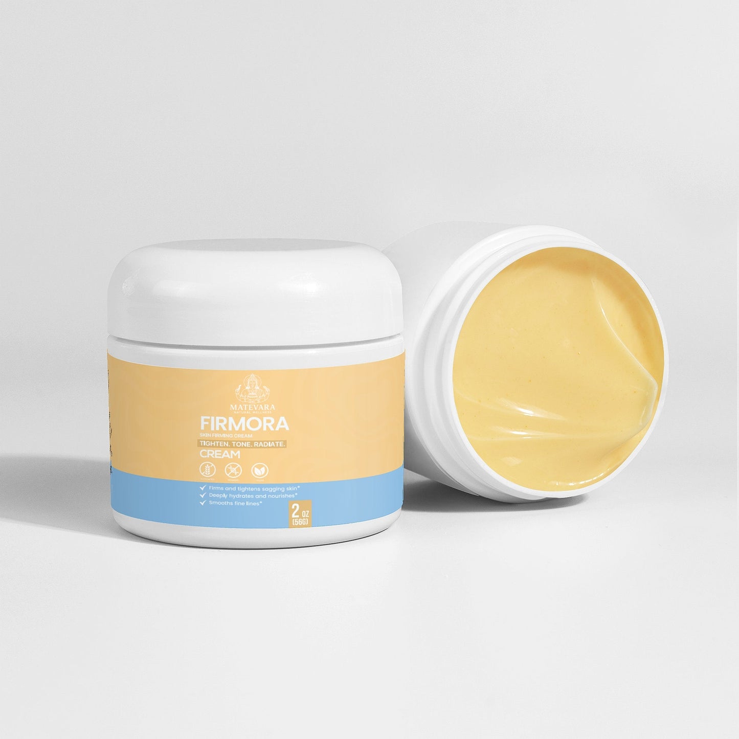 Firmora Skin Firming Cream | DMAE, Hyaluronic Acid & CoQ10 | Anti-Aging Moisturizer for Face, Neck & Jawline | 2 oz