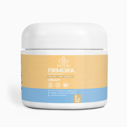 Firmora Skin Firming Cream | DMAE, Hyaluronic Acid & CoQ10 | Anti-Aging Moisturizer for Face, Neck & Jawline | 2 oz