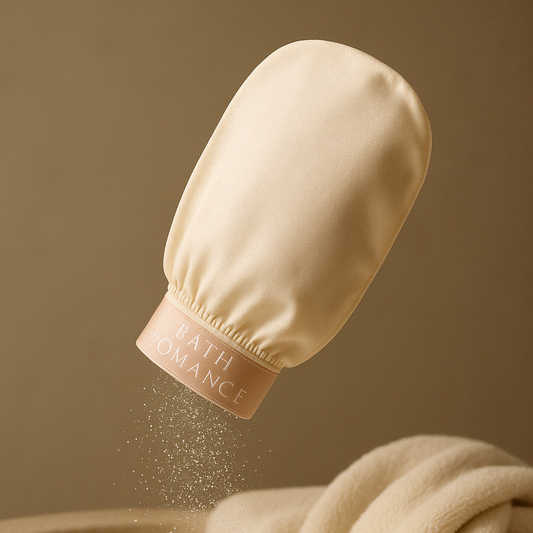 exfoliating silk bath glove