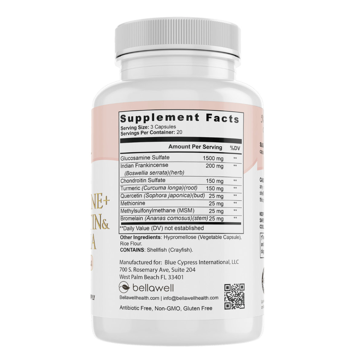 Glucosamine Sulfate - Healthy Joints by Bellawell