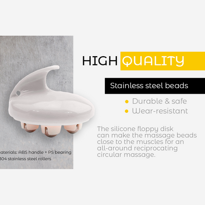 Rolling Body Massager Handheld Cellulite Relief Roller for Neck and Shoulders