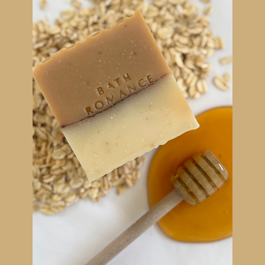 oatmeal honey soap bar