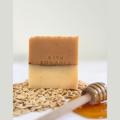 oatmeal honey soap bar