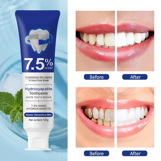 Hydroxyapatite Toothpaste 7.5% Nhap Osmanthus Mint 120g