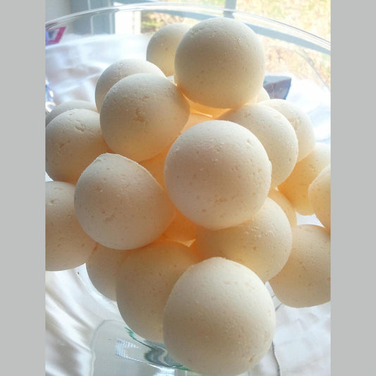14 bath bombs (select from over 100 fragrances) our Little Bag of Balls (great for dry skin)