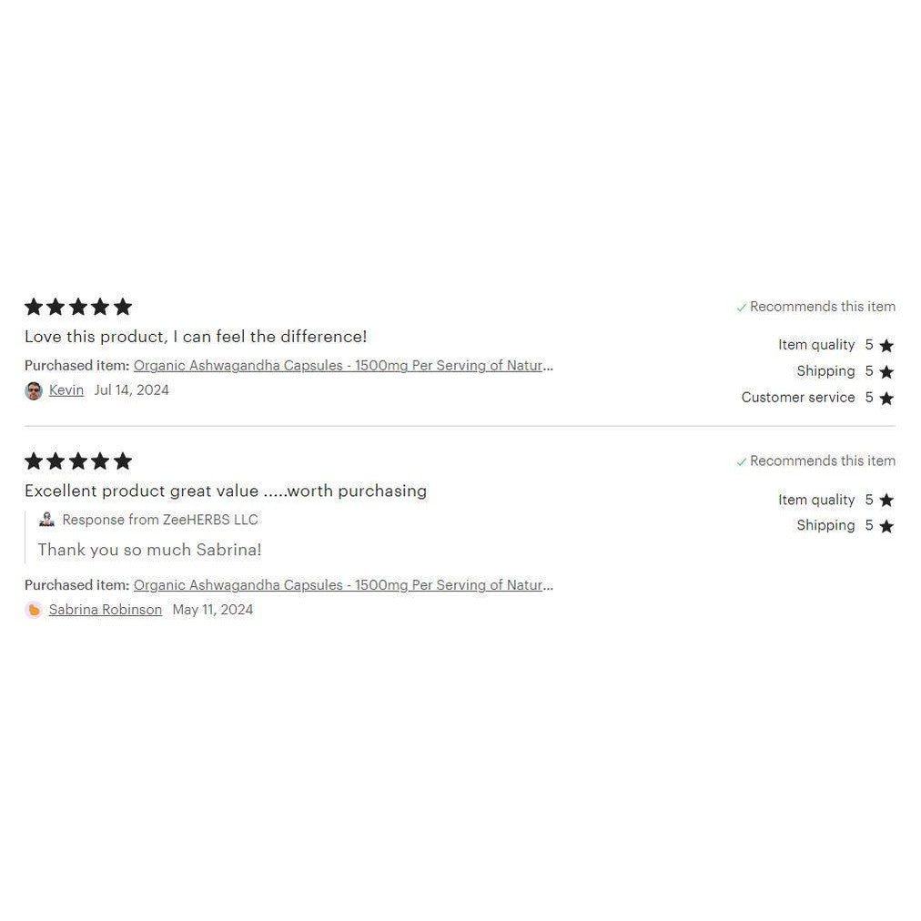 Ashwagandha Capsules - 1500mg Natural Adaptogenic Support for Balance & Vitality