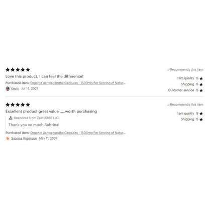 Ashwagandha Capsules - 1500mg Natural Adaptogenic Support for Balance & Vitality