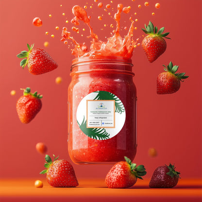 Strawberry Sea Moss Gel 16oz