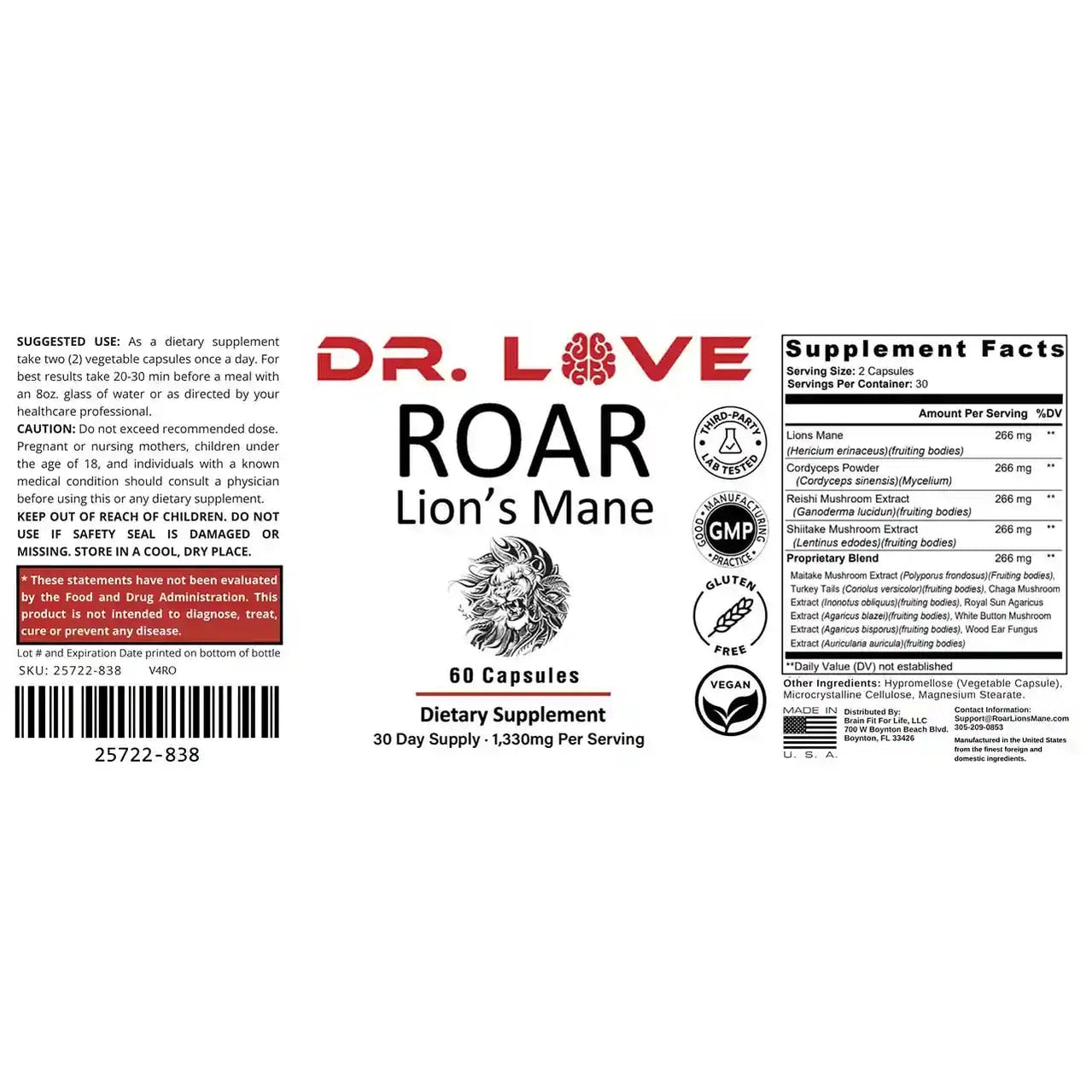 ROAR Lion's Mane
