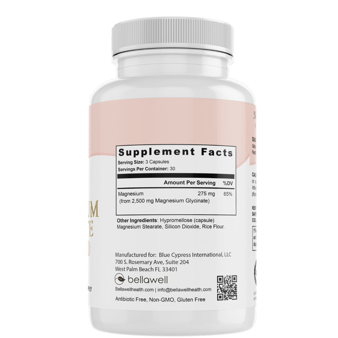 Magnesium Glycinate - Cellular Balance by Bellawell