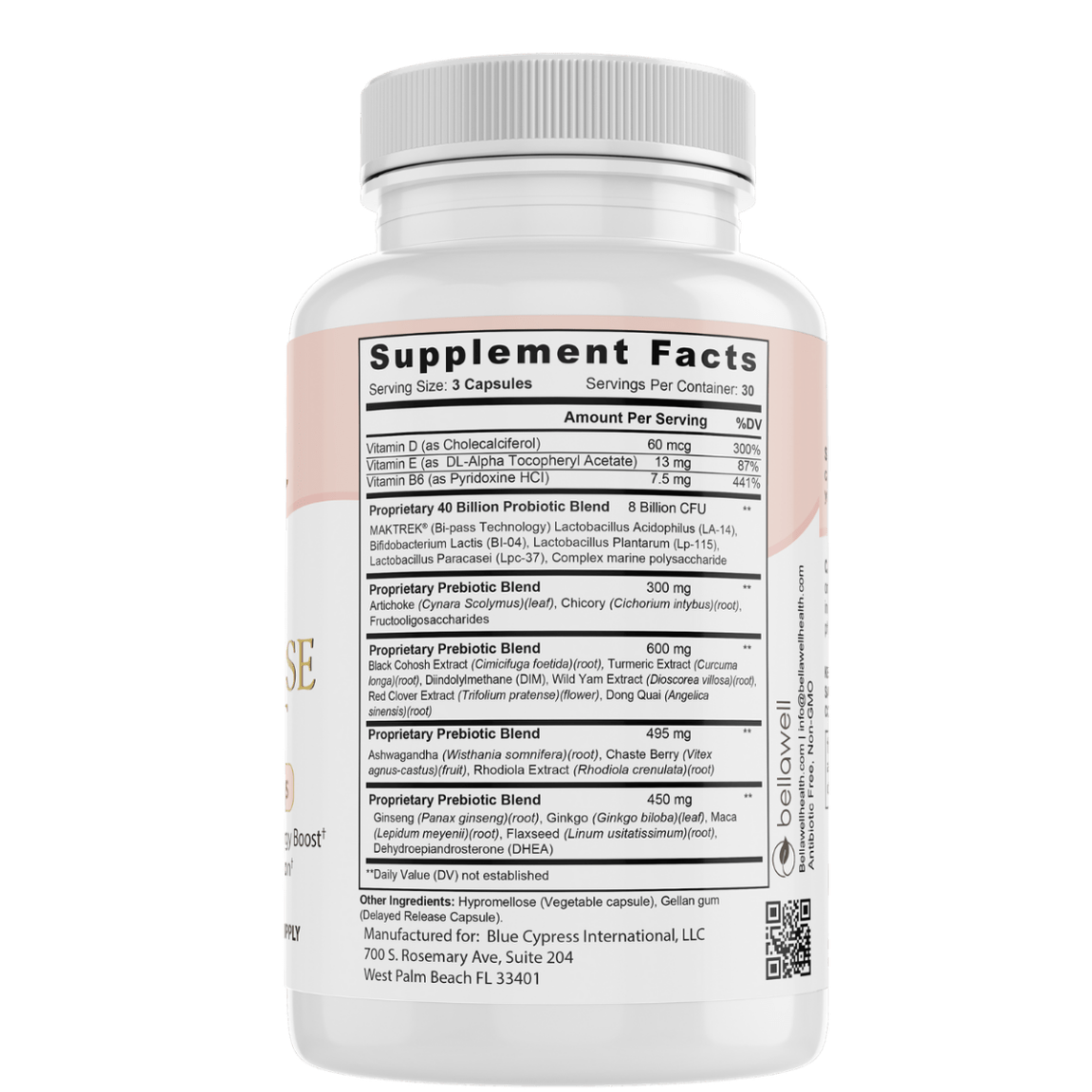 Menopause Support: - A Thoughtful Blend of Ingredients by Bellawell