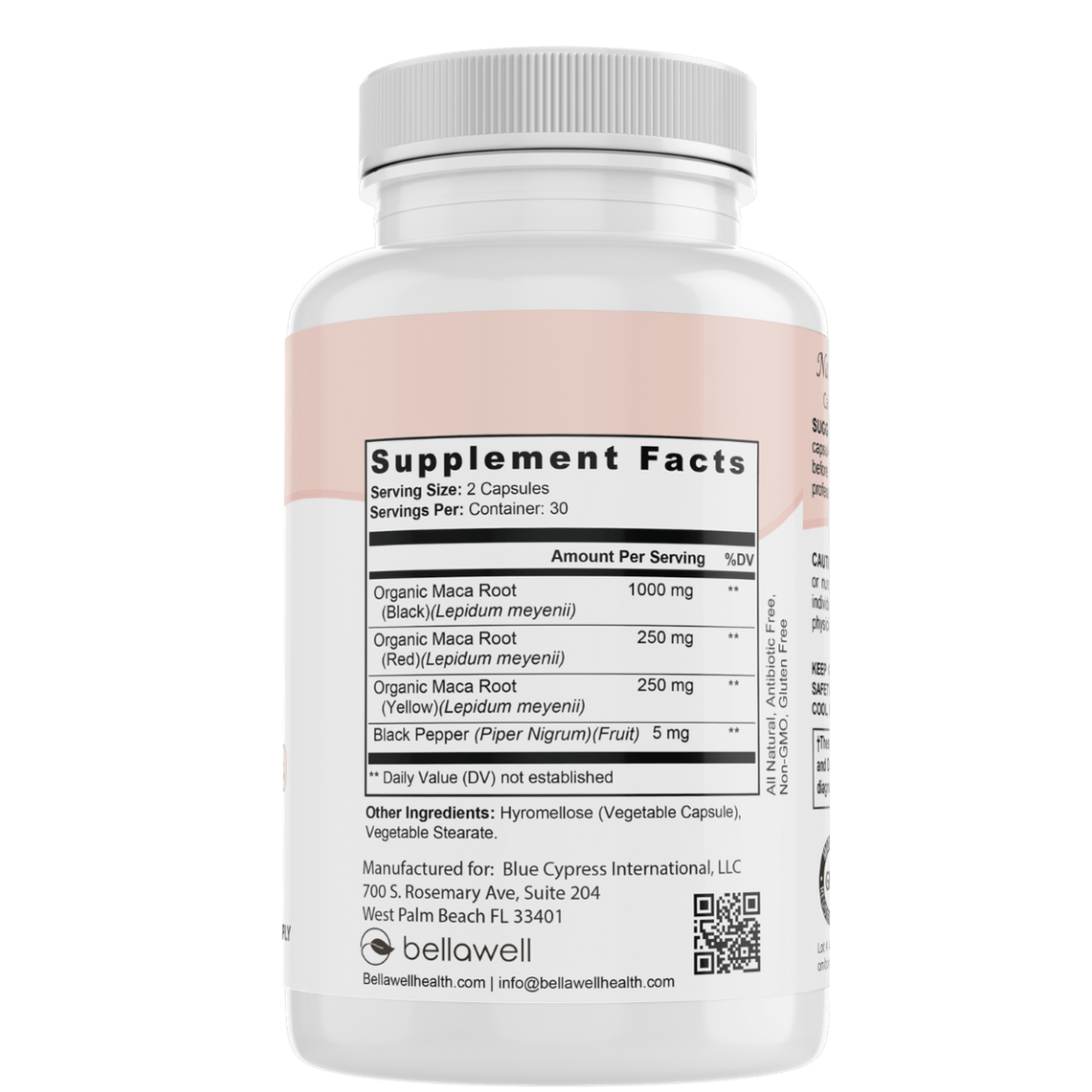 Organic Maca Root Complex by Bellawell