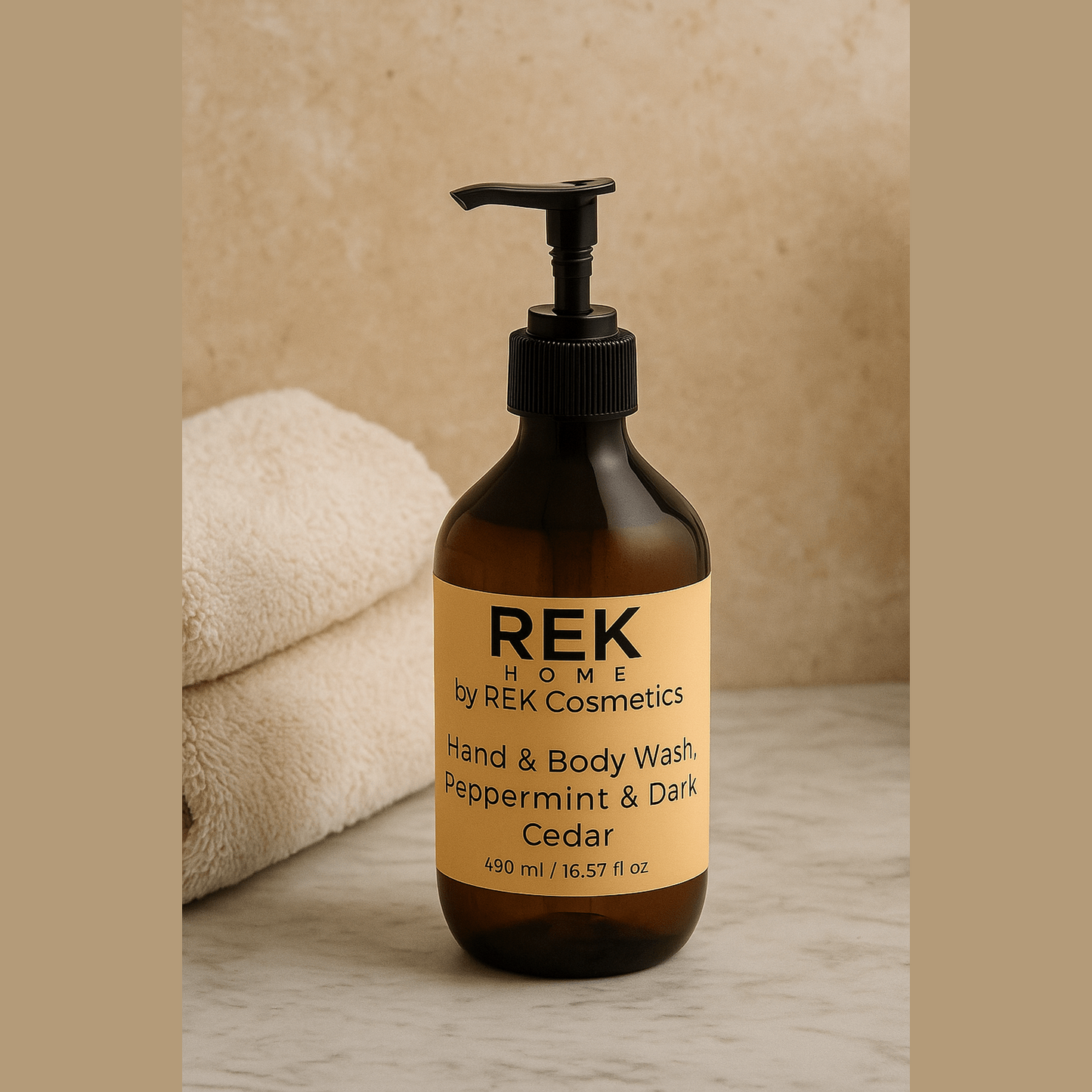 Peppermint & Dark Cedar Hand & Body Wash