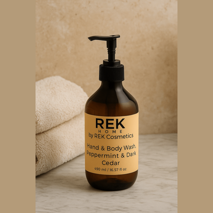 Peppermint & Dark Cedar Hand & Body Wash