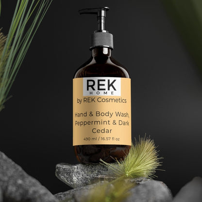 Peppermint & Dark Cedar Hand & Body Wash