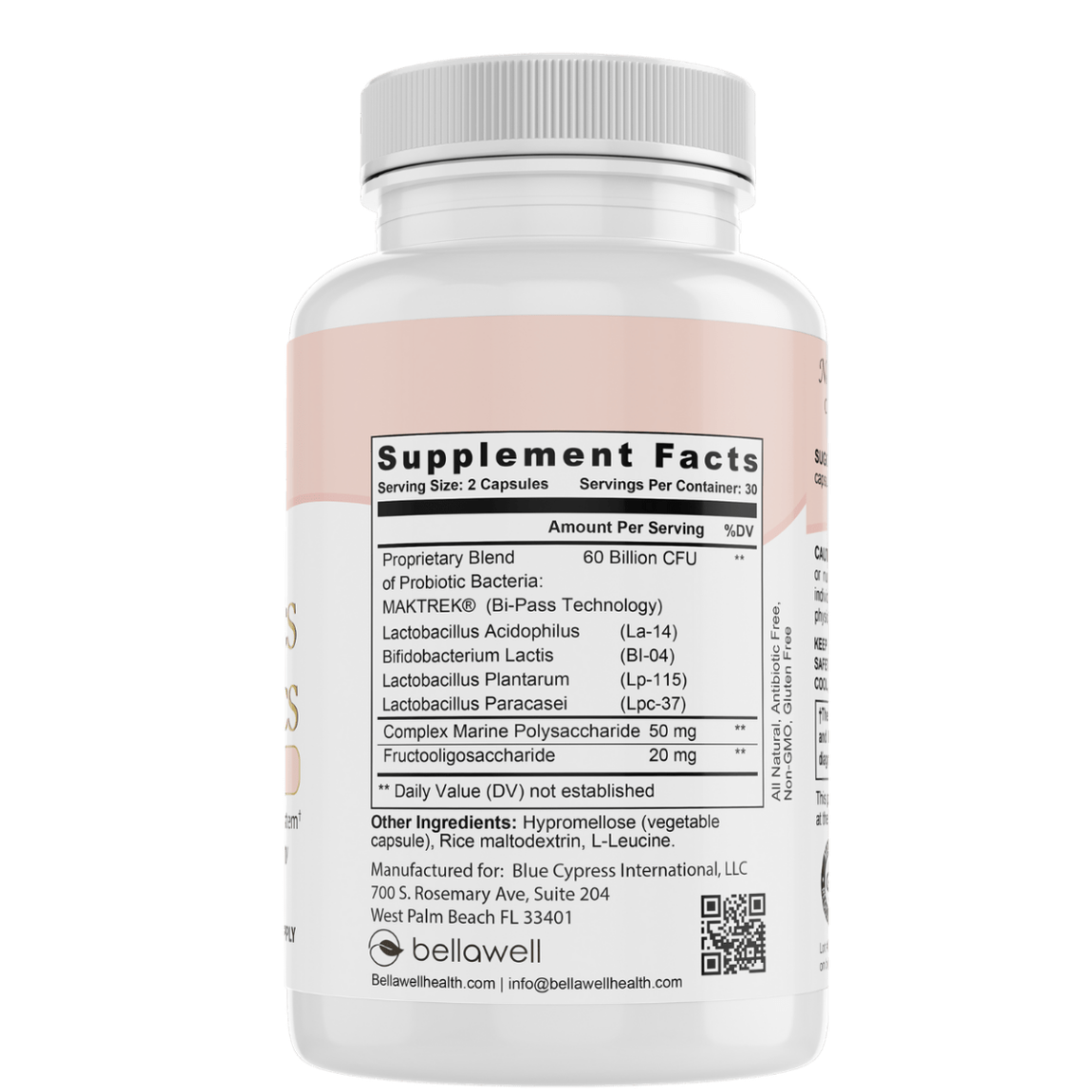Probiotics 60 Billion by Bellawell