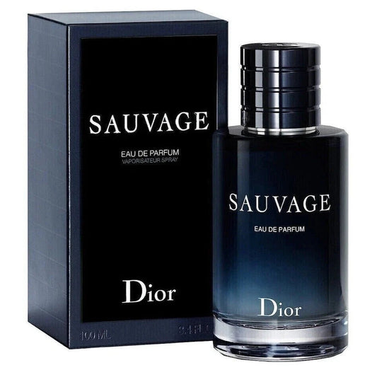 Christian Dior Sauvage Eau de Parfum 3.4 oz (100 ml) – Bold Oriental Fougere with Bergamot, Pepper & Vanilla