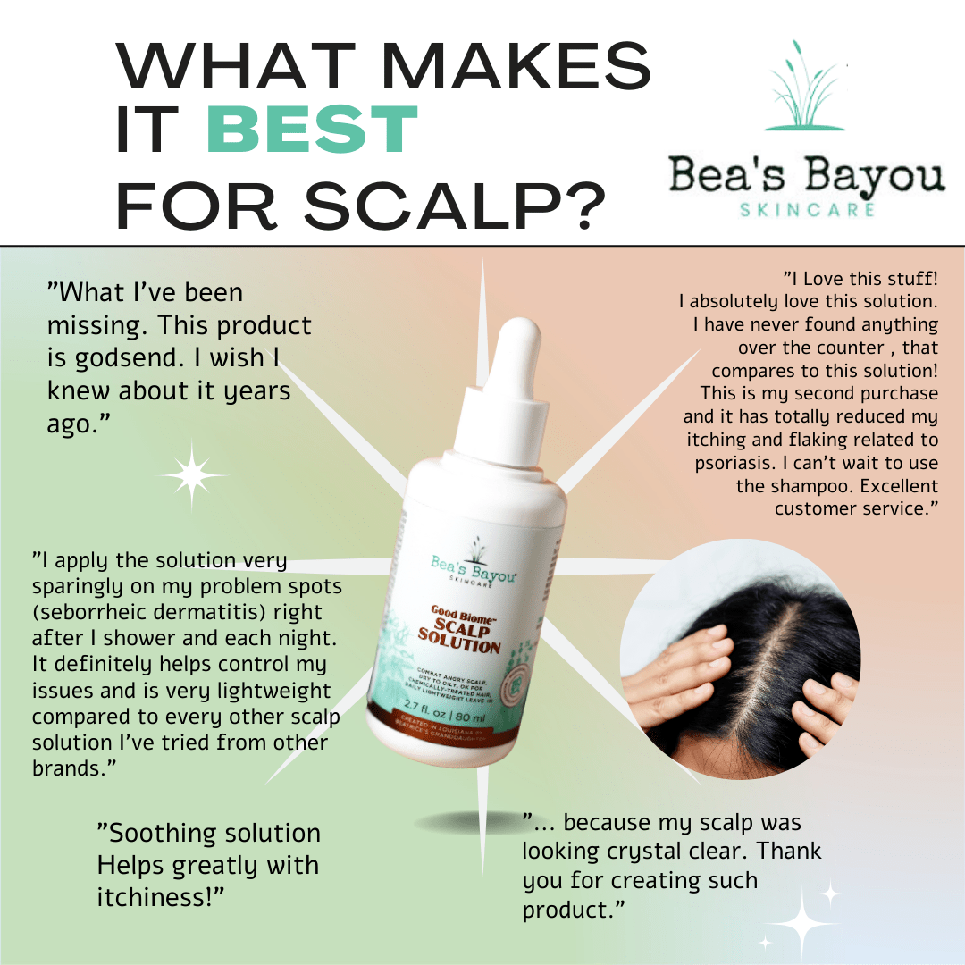 Seborrheic Itchy Scalp Solution | Herbal Probiotic Leave-in