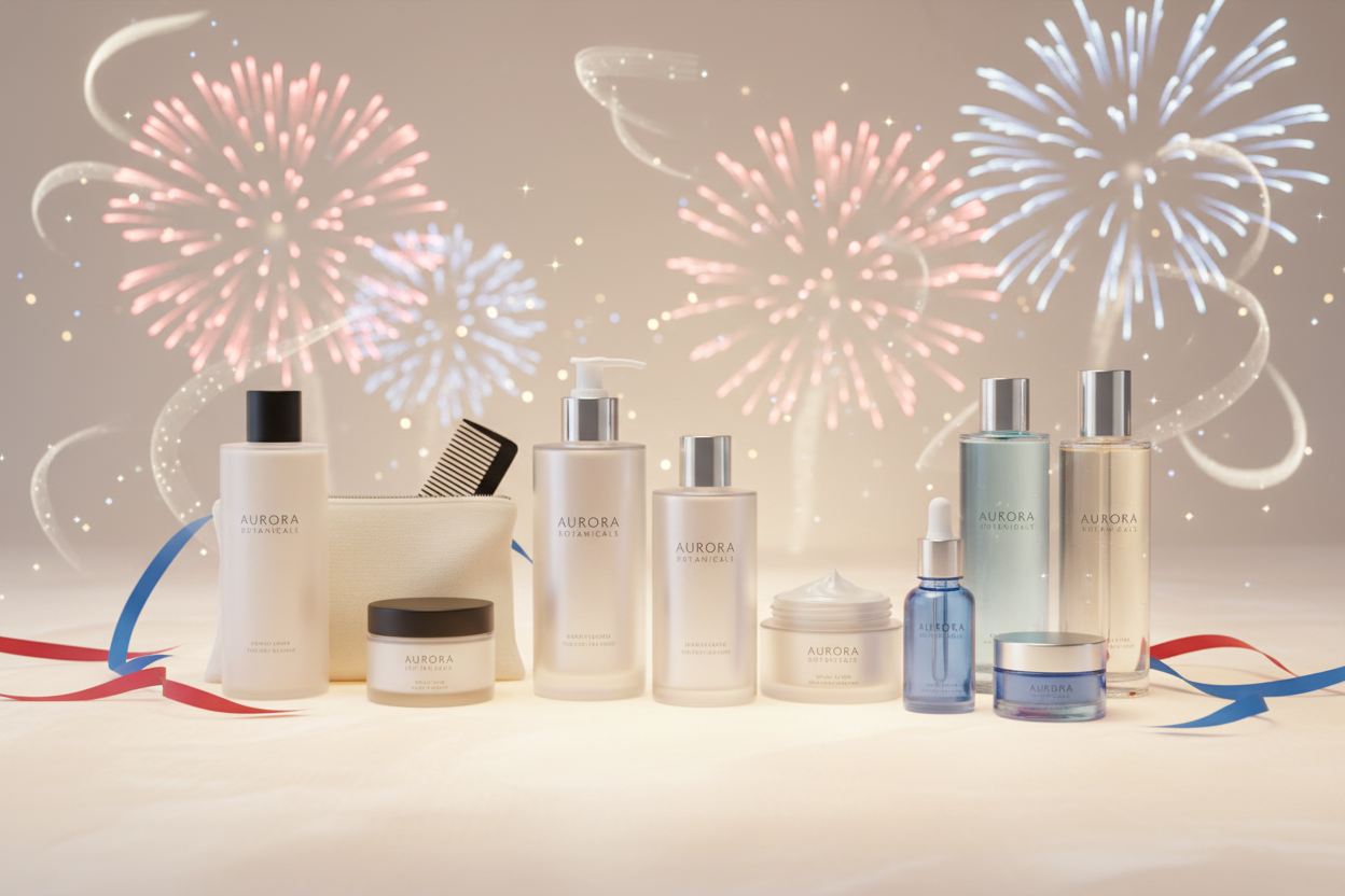 Summer 4th of July Banner with Products