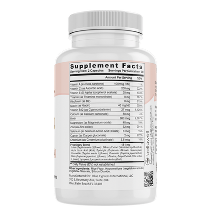 Vision Care -  A Blend of Ingredients for Ocular Support by Bellawell