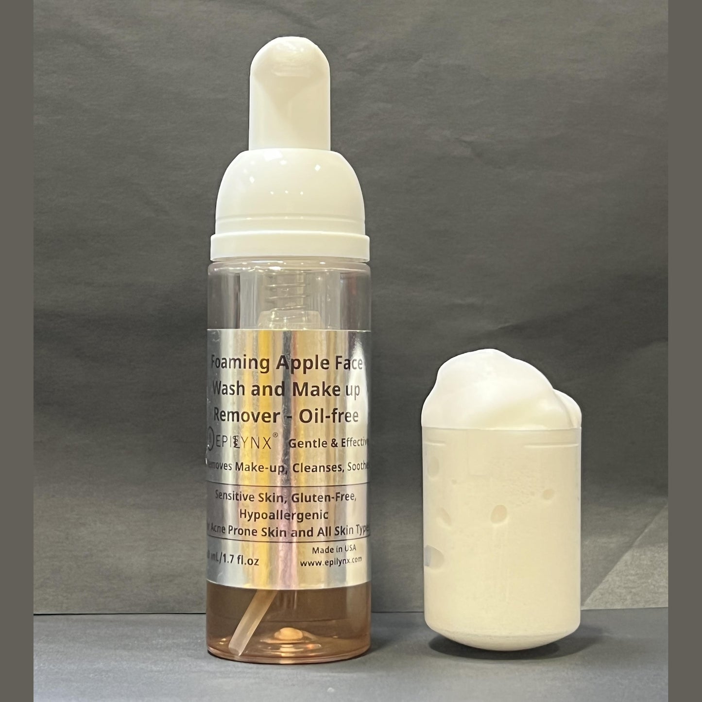 Gentle Foaming Facial Cleanser – Aloe, Apple & Ashwagandha for All Skin Types